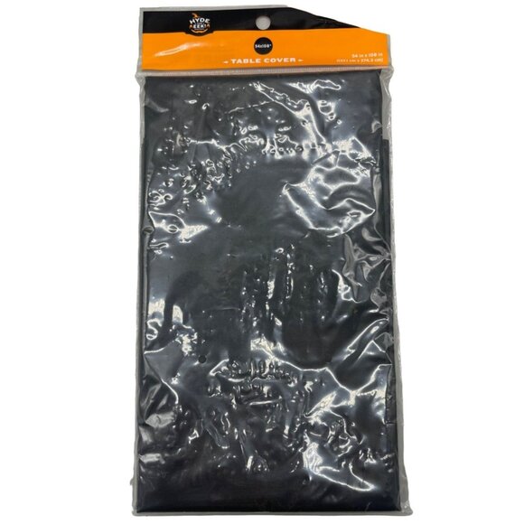 hyde eek table cover Halloween party black decor 54x108" READ NEW in package see - Picture 1 of 5